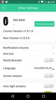 SmartBand 2.0 Screenshot 1