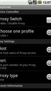 ProxyDroid Screenshot 3