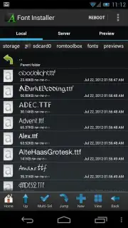 Font Installer Screenshot 3
