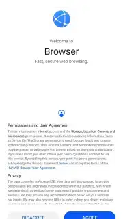 HUAWEI Browser Screenshot 9