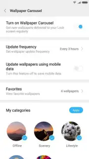 Mi Wallpaper Carousel Screenshot 4