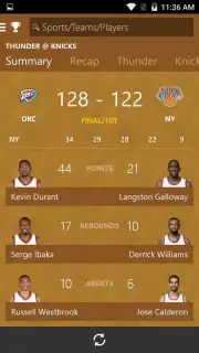 MSN Sports Screenshot 3