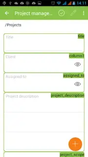 MobiDB Project Management Screenshot 9