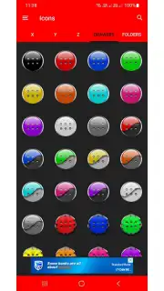 Black Icon Pack Free Screenshot 1