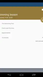 Touch Calendar Free Screenshot 3