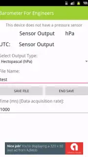 Barometer For Engineers Screenshot 4