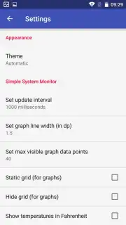Simple System Monitor Screenshot 4