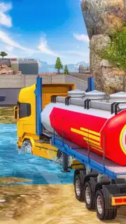 Oil Tanker Transport Offroad Truck Driver Screenshot 1