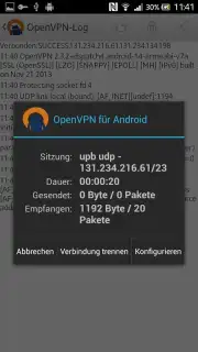 OpenVPN Screenshot 2