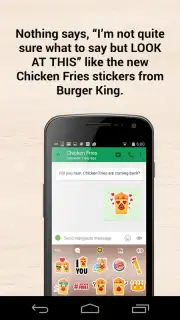 Chicken Fries Keyboard Screenshot 2