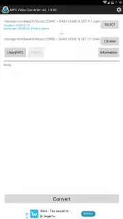MP3 Video Converter Screenshot 1