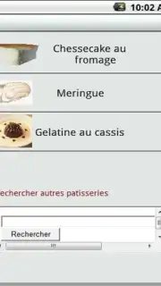 Recettes patisseries Screenshot 2