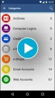 aWallet Password Manager Screenshot 1