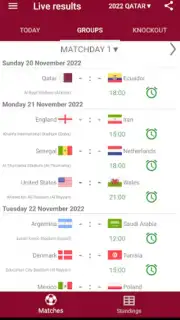 Live Scores for World Cup 2022 Screenshot 8