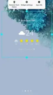Samsung Weather Screenshot 1