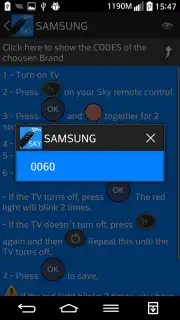 Sky - Remote Control Screenshot 1