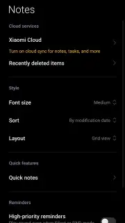 Xiaomi Notes Screenshot 15