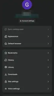 Comet Browser Screenshot 7