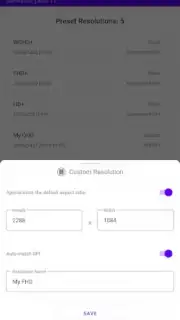 Pixels: Resolution+DPI Changer Screenshot 1