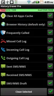 History Eraser Screenshot 1