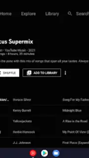YouTube Music for Chromebook Screenshot 2