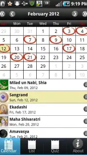 Desi Calendar Screenshot 6