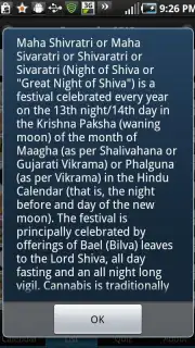 Desi Calendar Screenshot 2