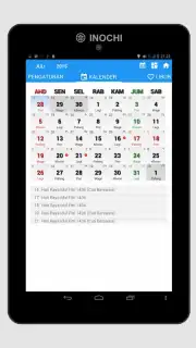Indonesia Calendar Screenshot 1