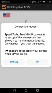 Speed Turbo Free VPN Proxy Screenshot 1
