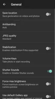 Footej Camera Screenshot 3