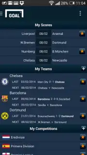 Goal Live Scores Screenshot 4