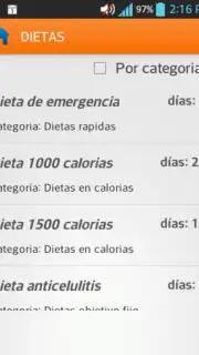 Diets for losing weight Screenshot 3