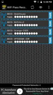 FREE WiFi Password Recovery Screenshot 3