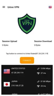 Unive VPN - VPN Free, Fast & Secure Screenshot 13