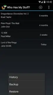 Who Has My Stuff? Screenshot 2