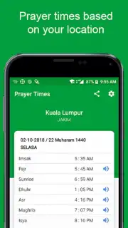 Addin Prayer Times Screenshot 1