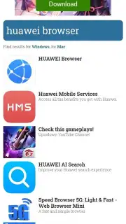 HUAWEI Browser Screenshot 3