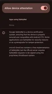 microG Services (GmsCore) Screenshot 3
