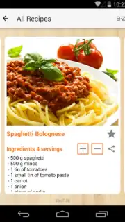 Pasta Rezepte Screenshot 2