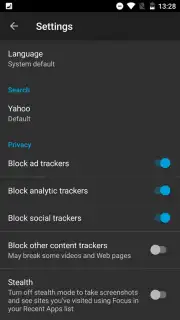 Firefox Focus Screenshot 6