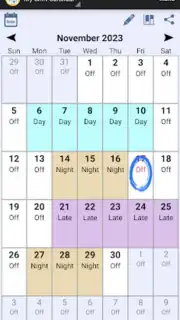 Shift Schedule Screenshot 4