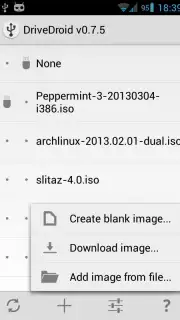 DriveDroid Screenshot 1