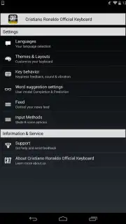 Cristiano Ronaldo Official Keyboard Screenshot 4