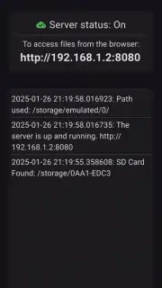 Wifi Server Screenshot 2