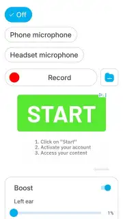 Hearing Aid App Screenshot 2