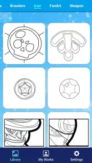 Coloring Brawl Stars Screenshot 8