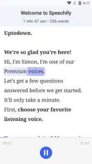 Speechify Screenshot 1