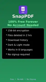 SnapPDF — PDF Tools Screenshot 1