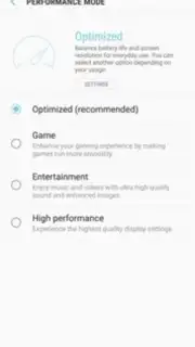 Samsung Device Maintenance Screenshot 4
