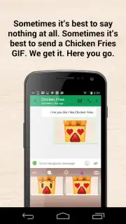 Chicken Fries Keyboard Screenshot 1